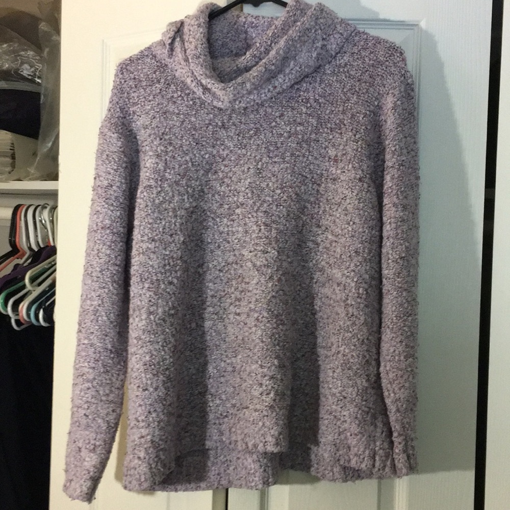Coldwater Creek purple turtle neck sweater